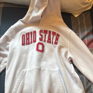 Colosseum White Ohio State Hoodie